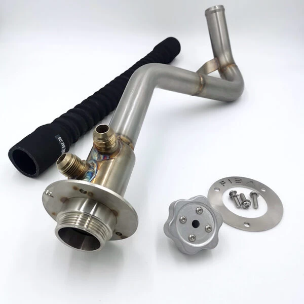 2G Stainless Steel Fuel Filler Neck