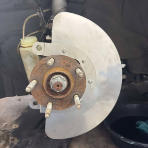 Evo 4-9 Brake Rotor Cooling/Dust Shields - Stainless Steel